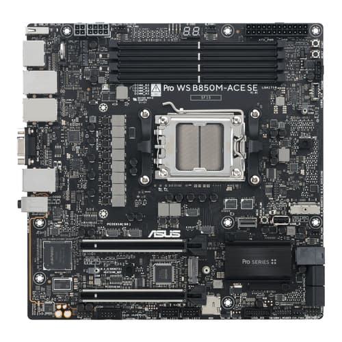ASUS Pro WS B850M-ACE SE - motherboard - micro ATX - Socket AM5 - AMD B850 — view 10