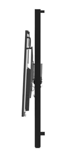 Motorized height adjustable wall mounted stand with 65 cm height adjustment and anti -collision for 55"-86" displays. Max loading 75kg,  Black — view 7