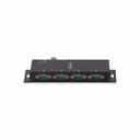 StarTech.com 4P Serial to Ethernet Adapter, IP LAN to RS232 DB9 Converter - Device server - 4 ports - 100Mb LAN, RS-232 - wall / DIN rail mountable - TAA Compliant - for P/N: AT925FM, GC9SF, SCNM9FF, SCNM9FM thumbnail 3