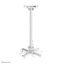 Neomounts CL25-550WH1 - Mounting kit (ceiling mount) - full-motion - for projector - easy-install, height 74.5 - 114.5 cm - steel - white thumbnail 10