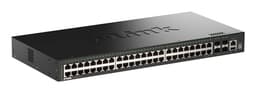 D-Link DGS 1530-52 - Switch - smart - 48 x 10/100/1000 + 4 x 10 Gigabit SFP+ - rack-mountable