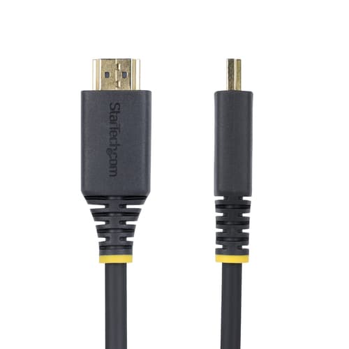 StarTech.com 8ft (2.4m) Premium Certified High Speed HDMI Cable, 4K 60Hz/1440p 144Hz, HDR10/HDCP 2.2/ARC, 18Gbps, UHD HDMI 2.0 Cord for TV/Monitor/Display, TPE Jacket — view 4