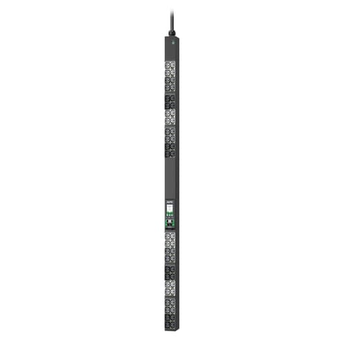 APC NetShelter Rack PDU Advanced - Power distribution unit (rack-mountable) - switched metered outlet - AC 400/415 V - 11.5 kW - 11500 VA - 3-phase - Ethernet 10/100/1000 - input: IEC 60309 520P6 - output connectors: 48 (24 x IEC 60320 C13/C15, 24 x IEC 60320 C13/C15/C19/C21) - 0U - 1.8 m cord - black