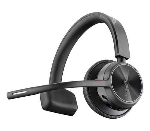 Poly Voyager 4310 - Headset - on-ear - Bluetooth - wireless, wired - USB-A - black - Certified for Microsoft Teams — view 9