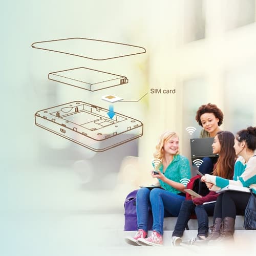 TP-Link LTE-Advanced Mobile dual band WiFi hotspot device with 2550mah backup battery - M7350 — view 5