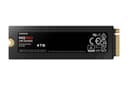 Samsung 990 PRO MZ-V9P4T0GW - SSD - encrypted - 4 TB - internal - M.2 2280 - PCIe 4.0 x4 (NVMe) - 256-bit AES - TCG Opal Encryption 2.0 - integrated heatsink thumbnail 2