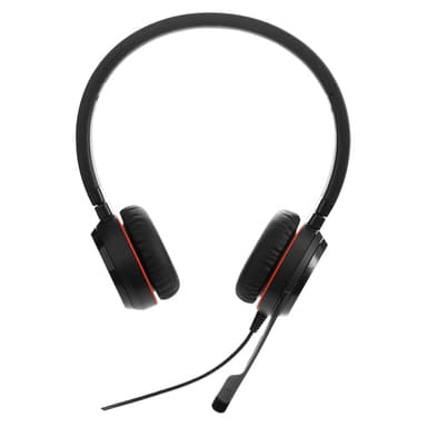 Jabra Evolve 20SE MS stereo - Headset - on-ear - wired - USB-C, USB-A - noise isolating - Certified for Microsoft Teams