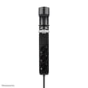 Neomounts - Power strip - USB-C + USB-A - AC 230 V - 3680 Watt - input: Type F - output connectors: 3 (2 x 24 pin USB-C (PD), USB, 3 x power Type F) - 1.4 m cord - black - with Clamp Desk Mount thumbnail 3