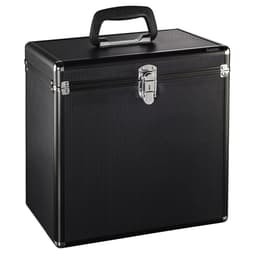 50 LP CASE ALUMINIUM LOOK BLACK