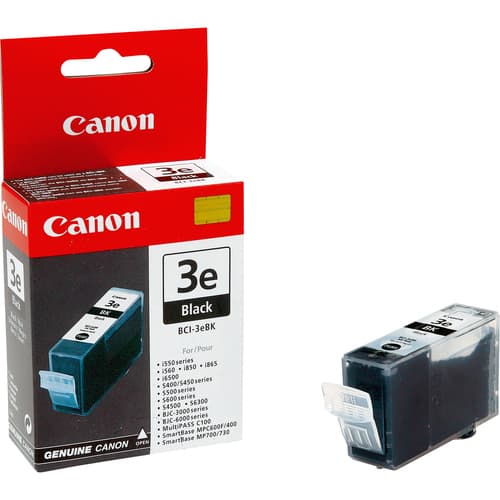 Canon BCI-3 EBK - 4479A002 - 1 x Black - Ink tank - For BJS400, BJCi550, i450, MultiPASS C755, PIXMA IP3000,IP4000,iP5000,MP750,MP760,MP780