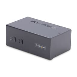 StarTech.com 2-Port Dual-Monitor DisplayPort KVM Switch, 4K 60Hz, 2x USB 5Gbps Hub Ports, 2x USB 2.0 HID Ports, Hotkey and Push-Button Switching, TAA Compliant - ESD Level 3 Protection (P2DD46A2-KVM-SWITCH) - KVM / audio / USB switch - 2 x KVM / audio / USB - 1 local user - desktop - TAA Compliant