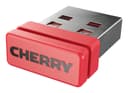 CHERRY KW X ULP 2.0 MINI - Keyboard (pouch) - 75% - compact - backlit - wireless - 2.4 GHz, Bluetooth 5.2, USB - QWERTY - US - key switch: CHERRY MX Ultra Low Profile - black thumbnail 5