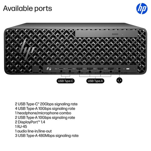 HP Z2 SFF G1I U9-285K 64/2TB W11P — view 5