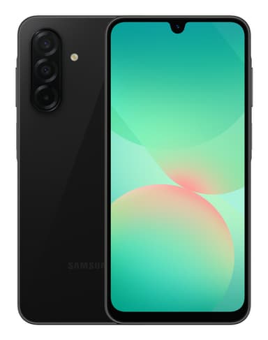 Samsung Galaxy A26 - Enterprise Edition - 5G smartphone - dual-SIM - RAM 6 GB / Internal Memory 128 GB - microSD slot - OLED display - 6.7" - 2340 x 1080 pixels (120 Hz) - 3x rear cameras 50 MP, 8 MP, 2 MP - front camera 13 MP - black