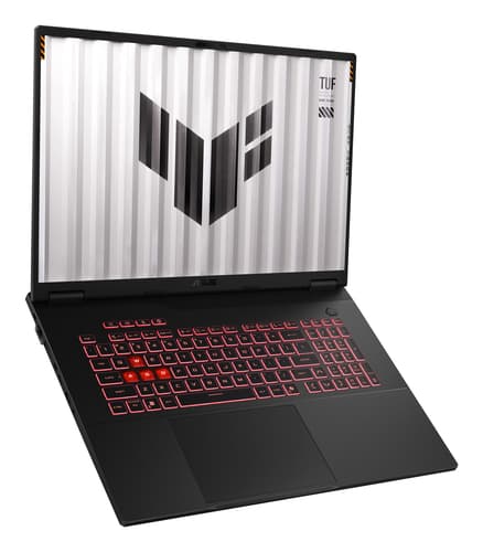 ASUS TUF Gaming A18 FA808UM-S8013W - 180-degree hinge design - AMD Ryzen 7 - 260 / up to 5.1 GHz - Win 11 Home - GeForce RTX 5060 - 16 GB RAM - 1 TB SSD NVMe - 18" 1920 x 1200 @ 144 Hz - Gigabit Ethernet - Wi-Fi 6E, Bluetooth - jaeger grey — view 10