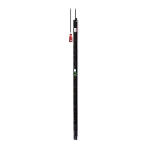 APC EasyPDU EPDU2216SMBO - Power distribution unit (rack-mountable) - metered-by-outlet with switching - AC 400 V - 11 kW - 11000 VA - 3-phase - Ethernet 10/100, serial, USB - input: IEC 60309 3P+N+PE - output connectors: 24 (18 x IEC 60320 C13, 6 x IEC 60320 C19) - 0U - 3 m cord - black