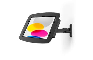 Compulocks iPad Mini 8.3" Space Enclosure Swing Wall Mount - Mounting kit (articulating arm, enclosure, swing arm) - for tablet - lockable - high-grade aluminium - black - screen size: 8.3" - wall-mountable, surface mountable, counter top - for Apple iPad mini (6th generation)