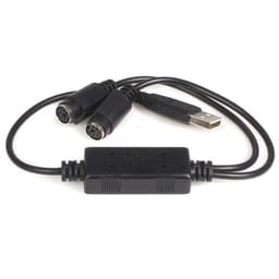 StarTech.com USB to PS/2 Adapter for Keyboard and Mouse - Keyboard / mouse adapter - USB - USBPS2PC - Keyboard / mouse adapter - USB - for P/N: PS2UTPEXT, SV221MICRO, SV211KA