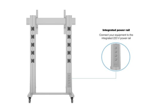 *Non Cancellable/Non Returnable (NCNR)* STAND 210 DUAL PILLAR WHEELBASE SIL — view 23