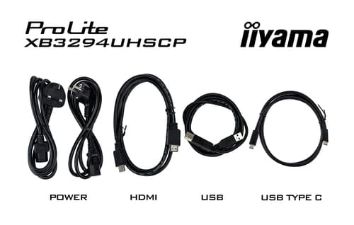 iiyama XB3294UHSCP-B1 32" VA LCD USB-C D — view 13