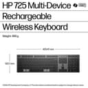HP 725 Multi-Device Rchrgbl WL KBD thumbnail 4
