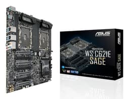 ASUS WS C621E SAGE (BMC) - Motherboard - SSI EEB - Socket P - 2 CPUs supported - C621 Chipset - USB 3.1 Gen 1, USB-C Gen2, USB 3.1 Gen 2 - 2 x Gigabit LAN - onboard graphics - HD Audio (8-channel)
