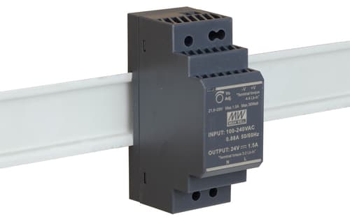 Mean Well DIS-H30-24 - Power supply (DIN rail mountable) - 30 Watt - for DIS 100G-5PSW — view 1
