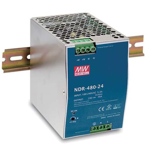 D-Link DIS N480-48 - Power supply (DIN rail mountable) - 480 Watt - for DIS 100G-5PSW — view 1