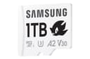 Samsung PRO Plus MB-MD1T0SA - Sonic the Hedgehog flash memory card (microSDXC to SD adapter included) - 1 TB - A2 / Video Class V30 / UHS-I U3 - microSDXC UHS-I - white thumbnail 2
