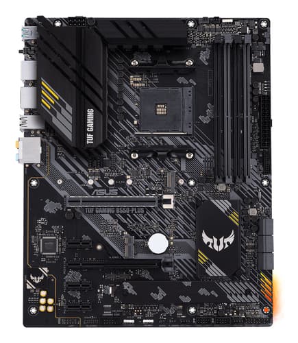 ASUS TUF GAMING B550-PLUS - Motherboard - ATX - Socket AM4 - AMD B550 Chipset - USB-C Gen2, USB 3.2 Gen 1, USB 3.2 Gen 2 - 2.5 Gigabit LAN - onboard graphics (CPU required) - HD Audio (8-channel)
