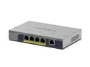 NETGEAR GS105PP - Switch - unmanaged - 1 x 10/100/1000 + 4 x 10/100/1000 (PoE+) - desktop, wall-mountable - PoE+ (83 W) thumbnail 3