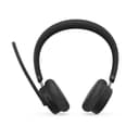 Lenovo 6550 - Headset - on-ear - Bluetooth - wireless - active noise cancelling - black - Certified for Microsoft Teams thumbnail 1