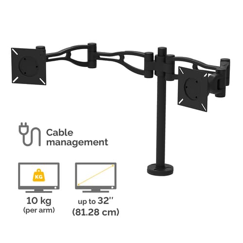 PROFESSIONAL SERIES DUAL MONITOR ARM — view 4
