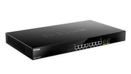 D-Link DMS 1100-10TP - Switch - smart - 8 x 100/1000/2.5G (PoE+) + 2 x 10 Gigabit SFP+ - rack-mountable - PoE+ (240 W)