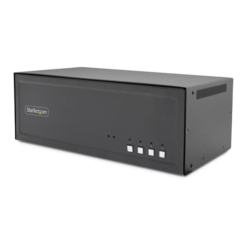 StarTech.com - KVM / audio / USB switch - 4 x KVM / audio / USB - 1 local user - desktop — view 12