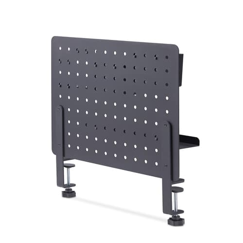 StarTech.com Clamp-On Pegboard with Accessories, 16.5 x 12.5in (42 x 32cm), Steel Pegboard, Desktop Storage Organizer, Desk Mount Peg Board, Black - Mounting component (pegboard panel) - clamp-on - steel - black - desk-mountable — view 9