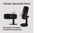 HyperX SoloCast - Microphone - USB - black - for HP 250 G9, Laptop 15, 15s, 17, Pavilion Laptop 15, Workstation Z2 G9 thumbnail 12