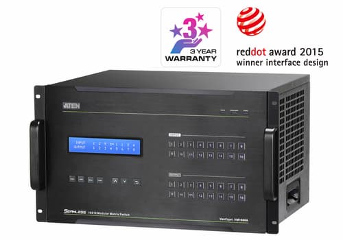 ATEN VM1600A 16x16 Modular Matrix Switch - Video/audio switch - rack-mountable