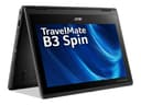 Acer TravelMate Spin B3 TMB311RN-32 - Flip design - Intel Celeron - N5100 / up to 2.8 GHz - Win 11 Pro Education - UHD Graphics - 4 GB RAM - 128 GB eMMC - 11.6" IPS touchscreen 1920 x 1080 (Full HD) - Gigabit Ethernet - Wi-Fi 6 - shale black - kbd: UK thumbnail 1