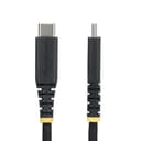 StarTech.com - USB cable - 24 pin USB-C (M) to 24 pin USB-C (M) - USB 2.0 - 3 A - USB Power Delivery (60W) - black thumbnail 2