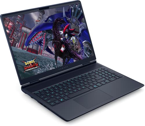 Alienware 16X Aurora U9-275HX Ultra 9 275HX X6,8 32GB, 2x16GB, DDR5, 5600 MT/s 1TB M.2 PCIe NVMe SSD 16", WQXGA, 240Hz, 100% DCI-P3, ComfortView Plus, G-SYNC NVIDIA? GeForce RTX? 5070, 8 GB GDDR7   MediaTek Wi-Fi 7 MT7925, 2x2, 802.11be, MU-MIMO, Bluetooth? wireless card   1-Zone AlienFX RGB Keyboard, English UK 6-Cell Battery, 96 Whr (Integrated) 280W Adapter UK Power Cord Windows 11 Home McAfee + Premium 1-year Activate Your Microsoft 365 For A 30 Day Trial System Software Gamut 1Y Basic Onsit — view 3