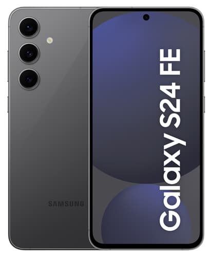 Samsung Galaxy S24 FE - 5G smartphone - dual-SIM - RAM 8 GB / Internal Memory 256 GB - OLED display - 6.7" - 2340 x 1080 pixels (120 Hz) - 3x rear cameras 50 MP, 12 MP, 8 MP - front camera 10 MP - graphite