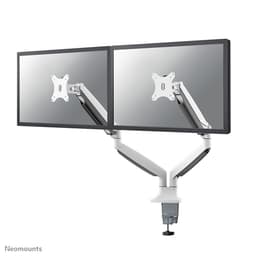 Neomounts NM-D750D - Mounting kit - full-motion - for 2 LCD displays - white - screen size: 10"-32" - clamp mountable, grommet, desk-mountable