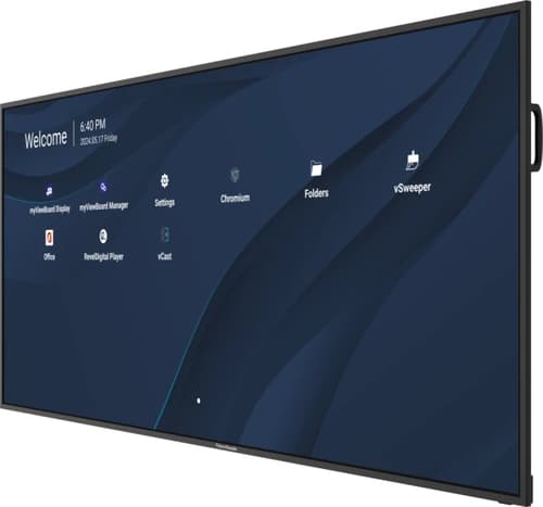ViewSonic CDE105UW - 105" Diagonal Class LED-backlit LCD display - digital signage - with built-in media player / optional slot-in PC capability - Android - 5K UHD (2160p) 5120 x 2160 - direct-lit LED — view 5