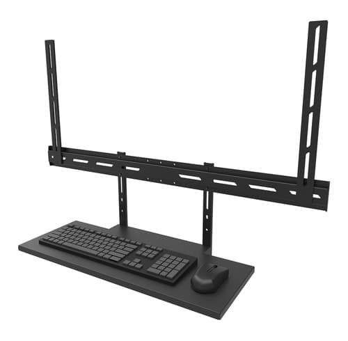 Neomounts AV40-500BL - Mounting kit (mount bracket, keyboard shelf) - for keyboard / mouse - universal - black - screen size: 43"-110" - VESA-mountable — view 6