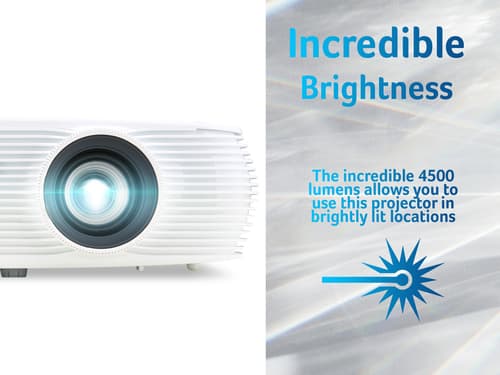Acer P5535 - DLP projector - portable - 3D - 4500 ANSI lumens - Full HD (1920 x 1080) - 16:9 - 1080p - LAN — view 6