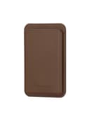Leather wallet w MagSafe-Dark Tan thumbnail 1