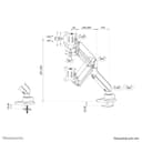 Neomounts by Newstar Desk Mount 1 screen (topfix clamp &grommet) thumbnail 21