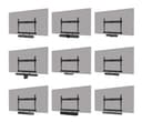 Neomounts AV30-500BL - Mounting kit (mount bracket) - for video bar - universal - black - screen size: 43"-110" - VESA-mountable thumbnail 11