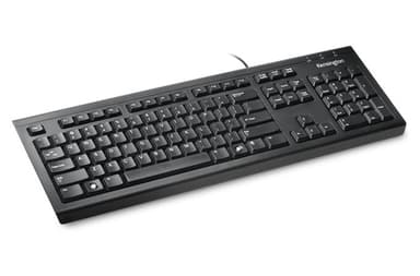 Kensington ValuKeyboard in black with USB connection - UK layout